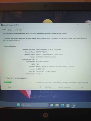 Hp core i5 7th Gen 500GB HDD 16